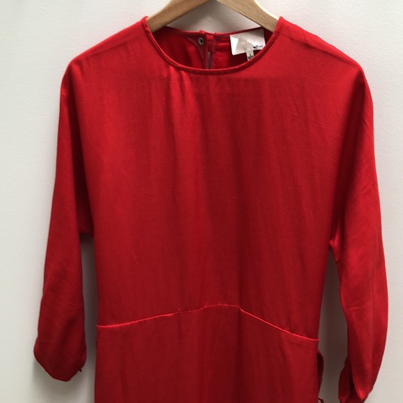 Aritzia/Wilfred Viscose/linen dress - red - S - Picture 2 of 13